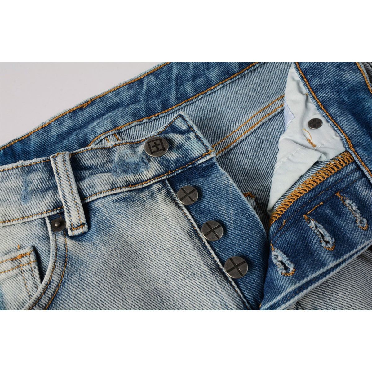 KSUBI Jeans Men's Straight High Street Pants