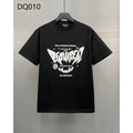 DSQ2 T Shirts Small Letter Crew Neck Top Bottom Shirt