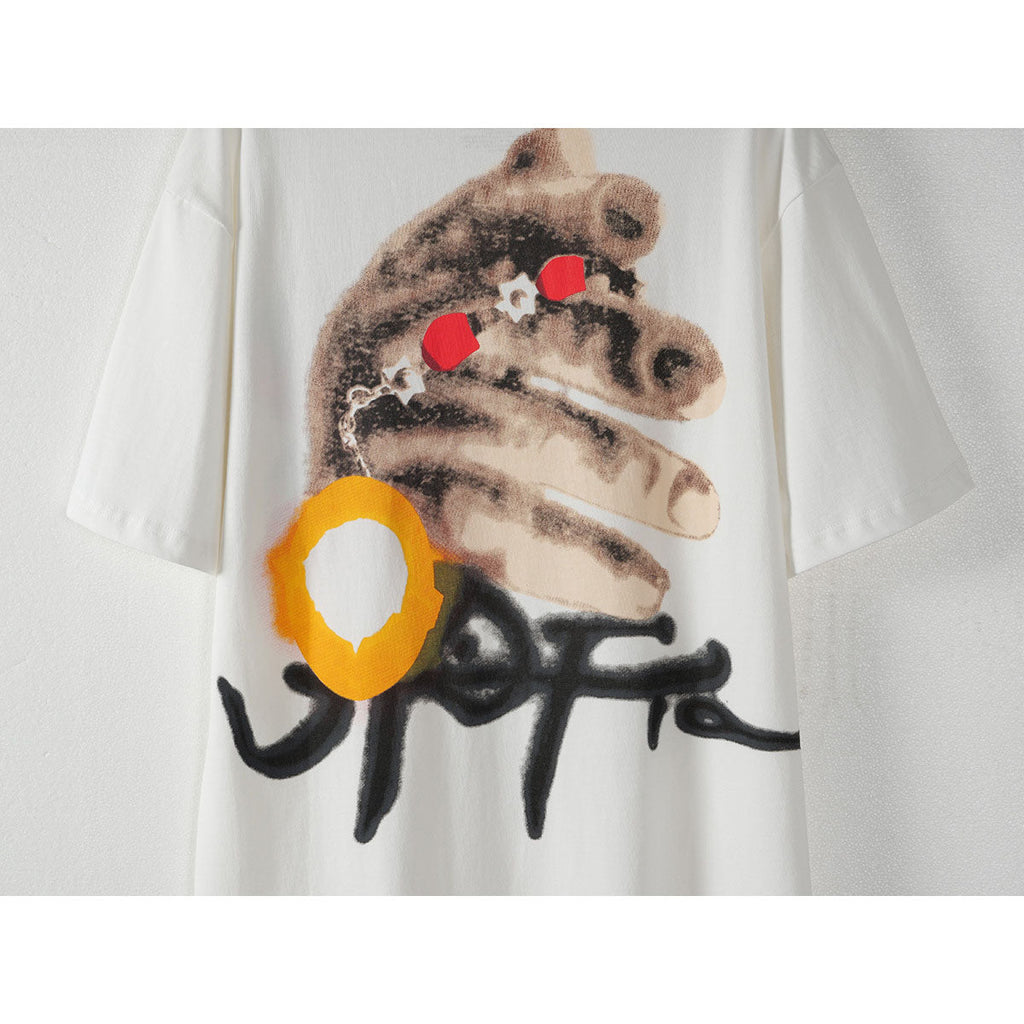 Travis Scott T-Shirt TRAVIS SCOTT CACTUS JACK Loose Crew Neck Short Sleeve