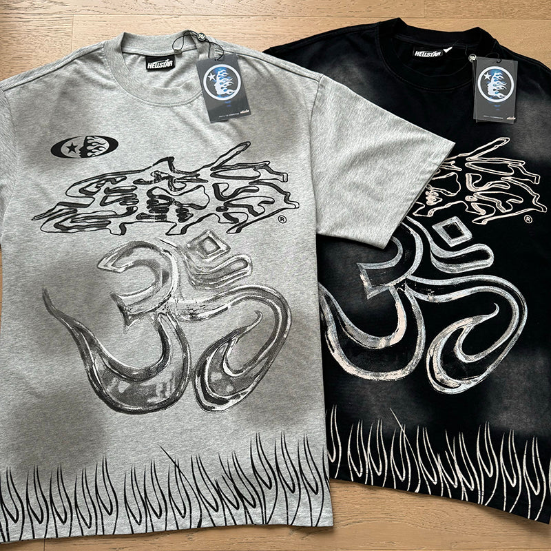 HS  T Shirts Washed Aging Process