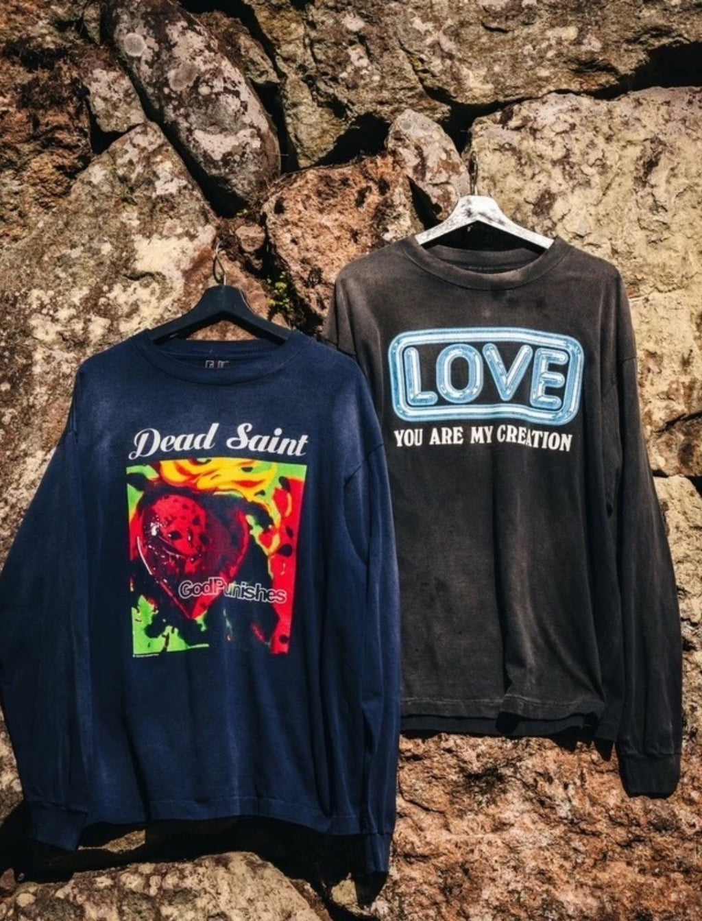 Saint Michael long sleeve shirts