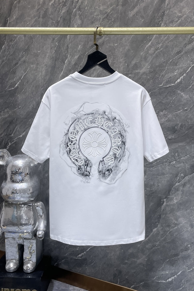 Chrome heart T shirts High-quality 100% cotton streetwear