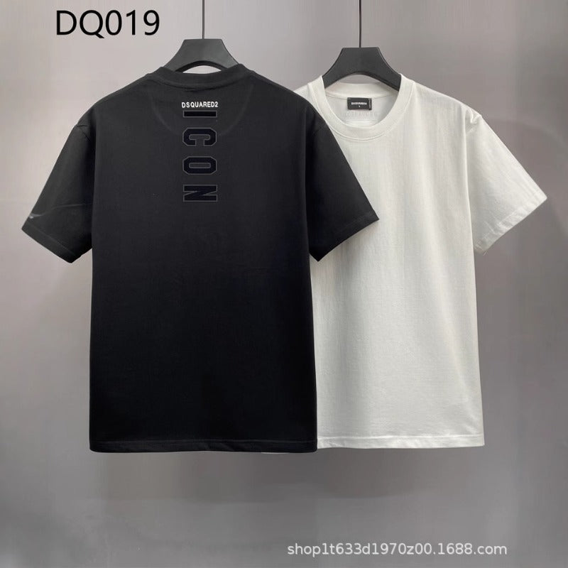 DSQ2 Loose Letter Print Short Sleeve