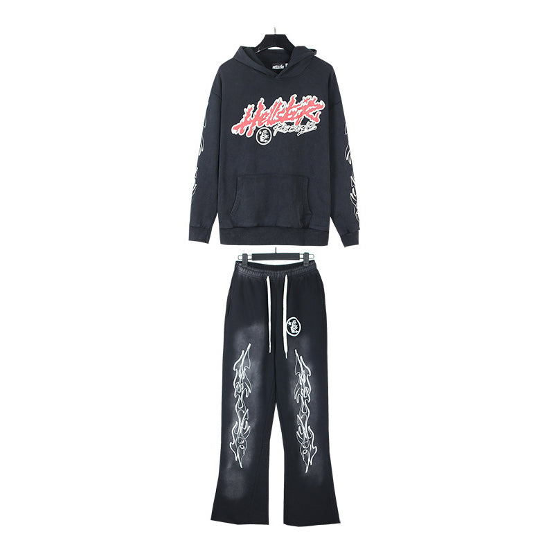 HS Hoodie And Pants Two-Piece Set