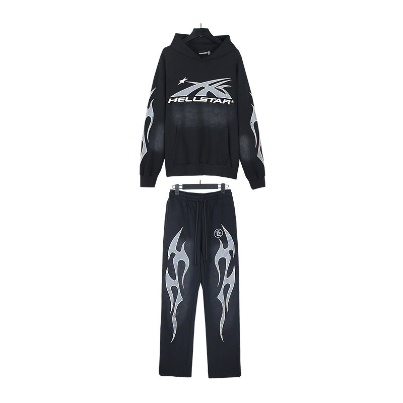 HS Hoodie And Pants Two-Piece Set
