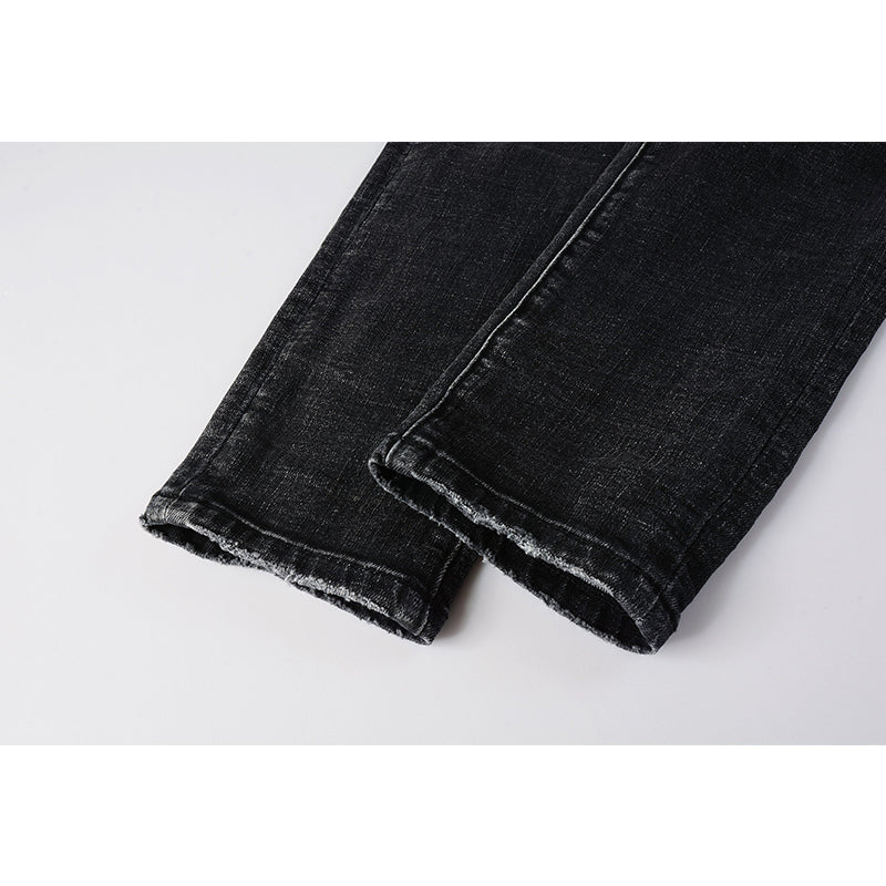 Mens trendy purple jeans, 100% cotton Pure Cotton High Street Trend