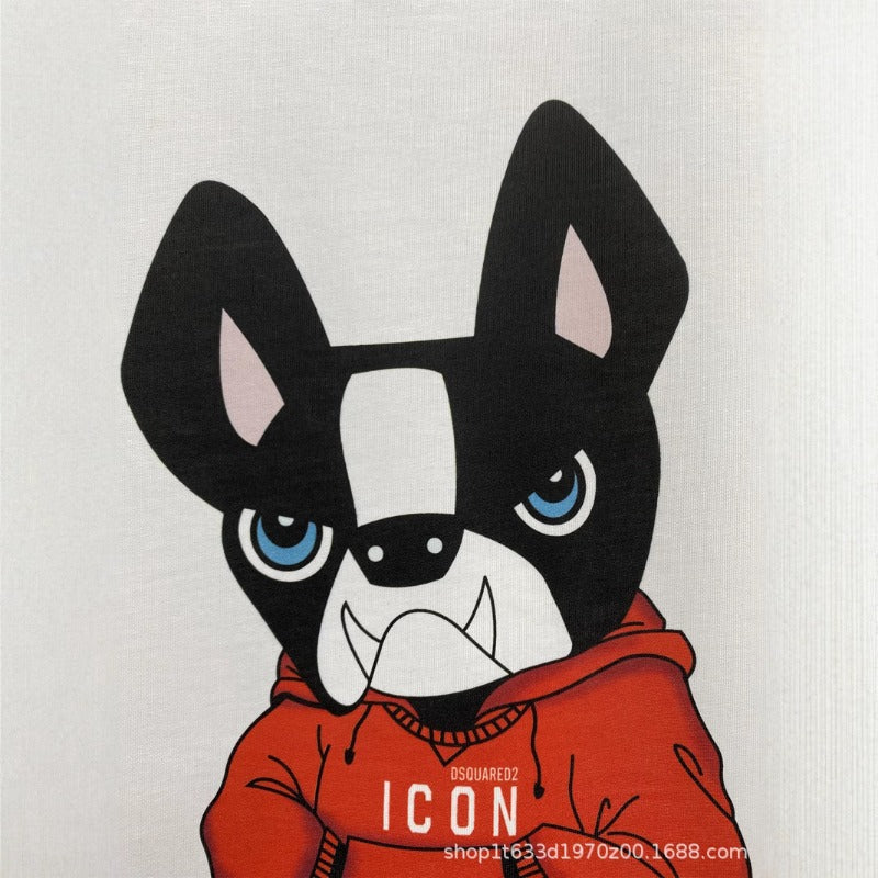 DSQ2 T Shirts ICON Cartoon Letters