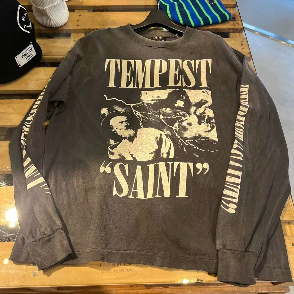 Saint Michael long sleeve shirts