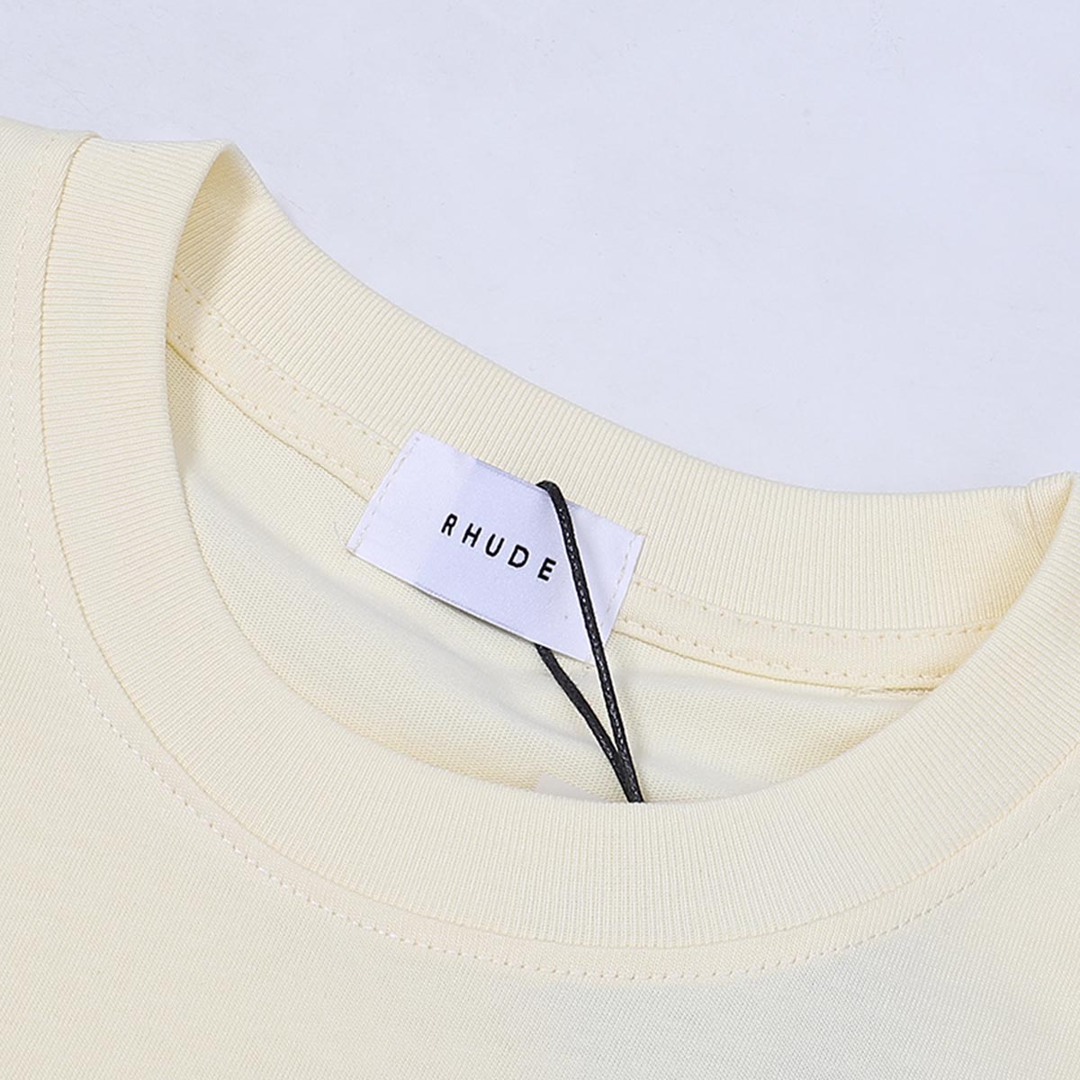 Rhude T Shirts Alpine Villa Printed Cotton Casual Short Sleeve Men and Women