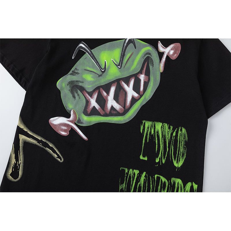 Travis Scott T Shirts x WWE SS25 Cockroach DX short-sleeved T-shirt