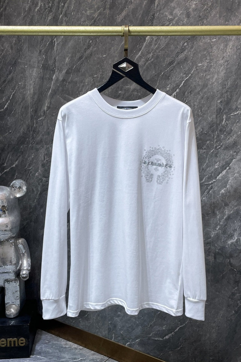 Chrome heart Long Sleeve Shirts High-quality 100% cotton streetwear