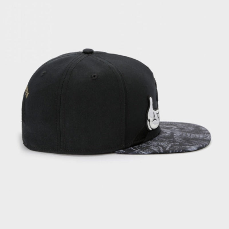 Trendy flat brimmed snapback hats men's shade