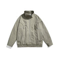 Unisex Jacket Vintage Spring and Autumn Coat Men's and Women's Casual Loose Lapel Jacket