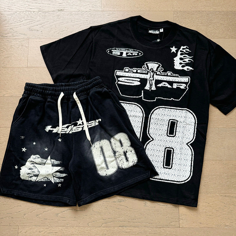 HS T-Shirt And Shorts Two-Piece Set
