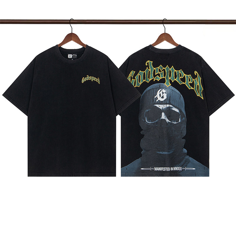 Godspeed T-Shirt Retro Fantasy Pattern