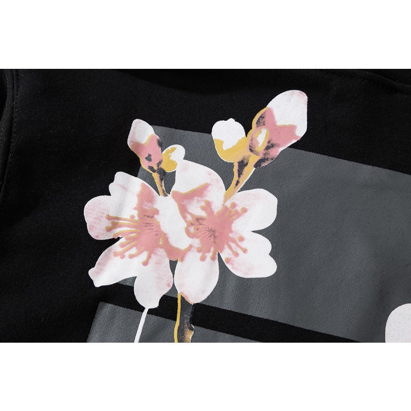 OW  hoodie Bee Flower Arrow pattern hooded