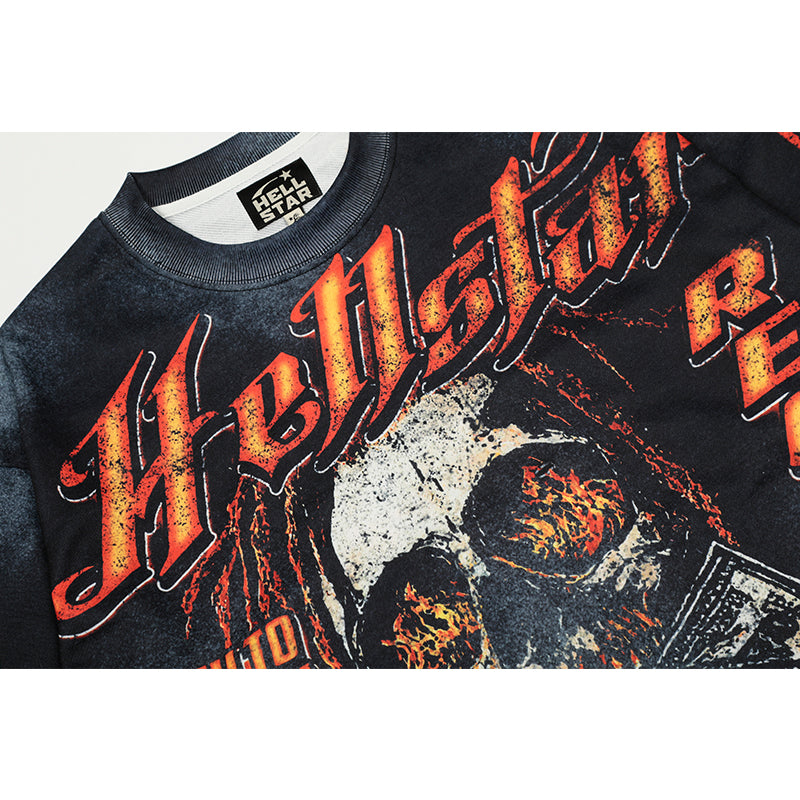 HS Long Sleeve Shirts Hip-hop loose oversize