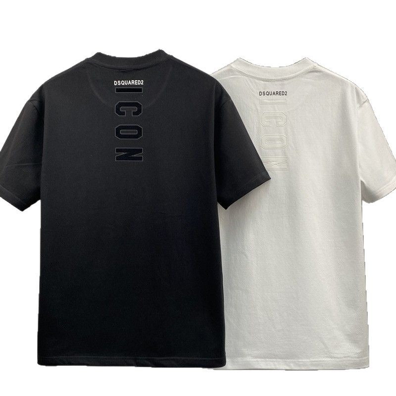 DSQ2 Loose Letter Print Short Sleeve