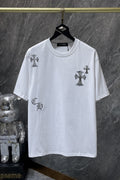 Chrome heart T shirts High-quality 100% cotton streetwear