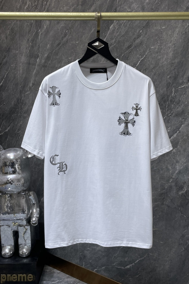 Chrome heart T shirts High-quality 100% cotton streetwear