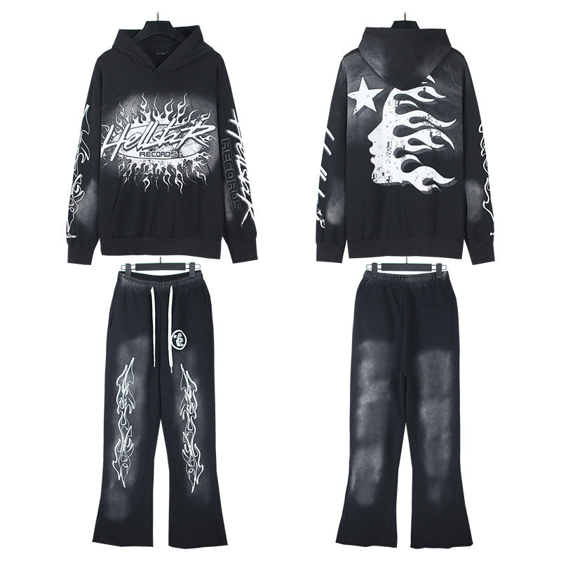 HS Hoodie And Pants Two-Piece Set