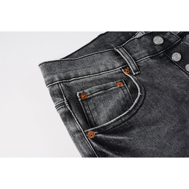 Mens trendy purple jeans, 100% cotton Pure Cotton High Street Trend