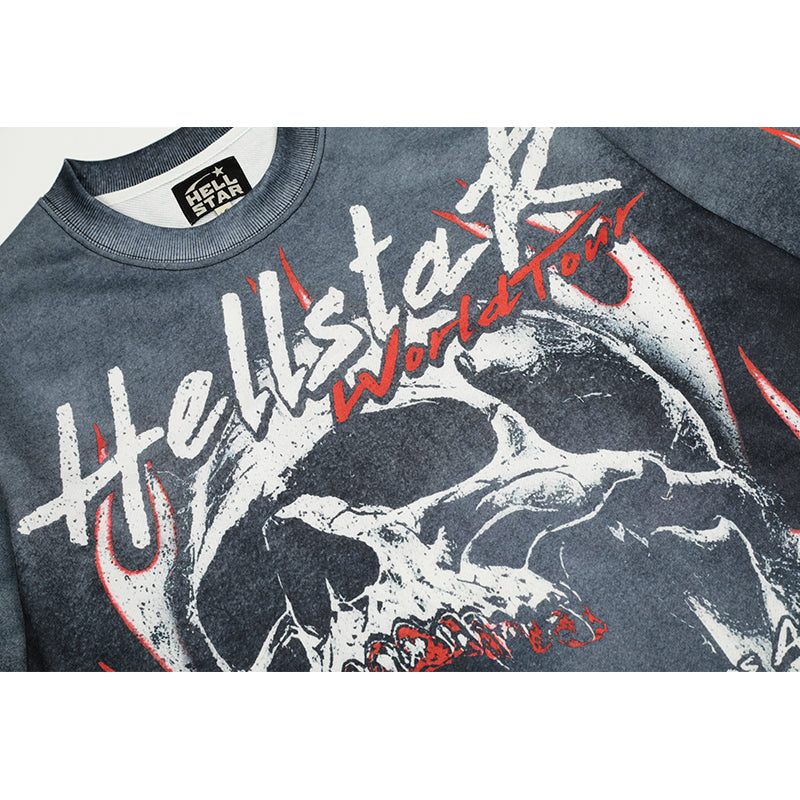 HS Long Sleeve Shirts Hip-hop loose oversize
