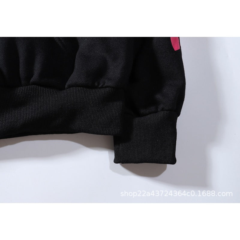 OW  hoodie dyed graffiti pink arrow hooded