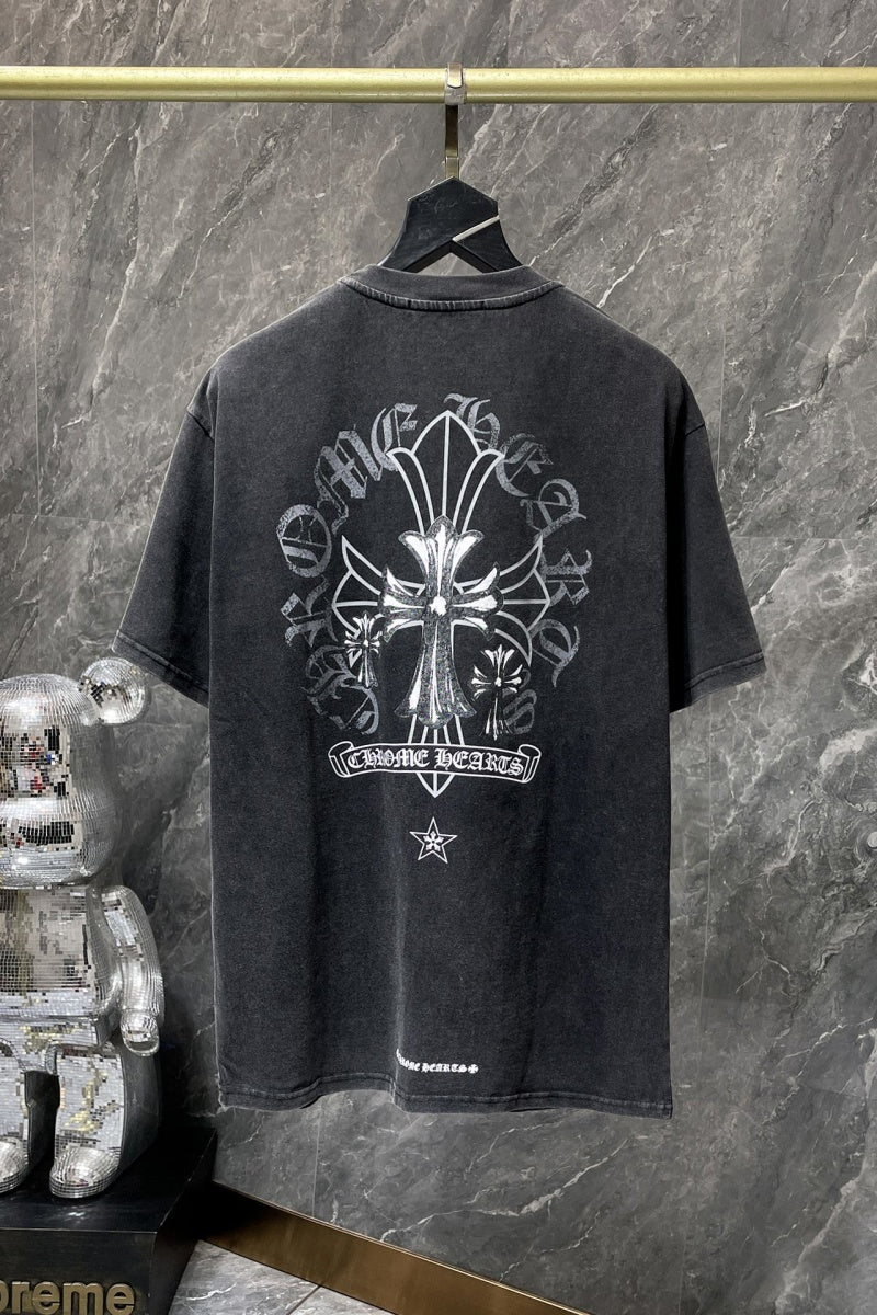Chrome heart T shirts High-quality 100% cotton streetwear