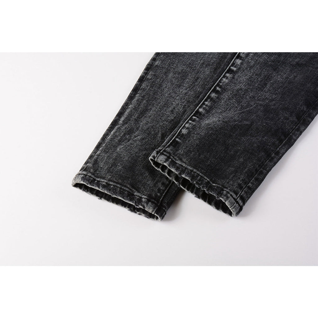Mens trendy purple jeans, 100% cotton Pure Cotton High Street Trend