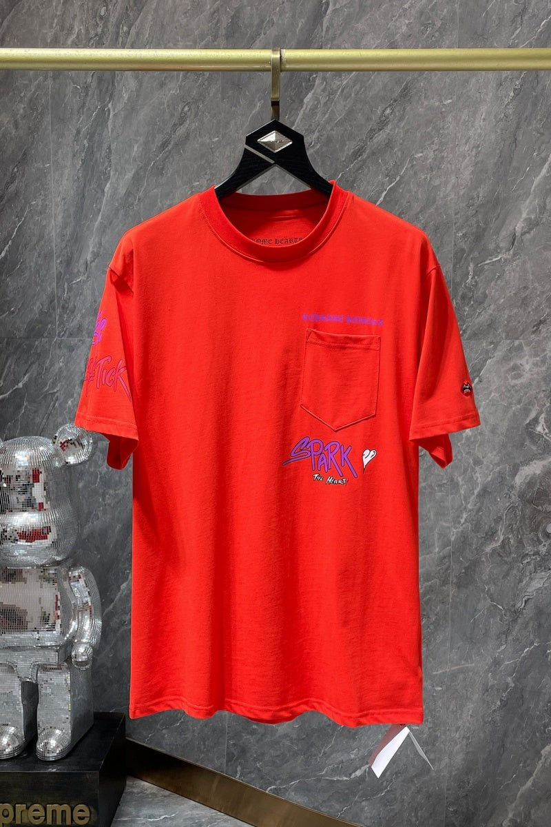 Chrome heart T shirts High-quality 100% cotton streetwear