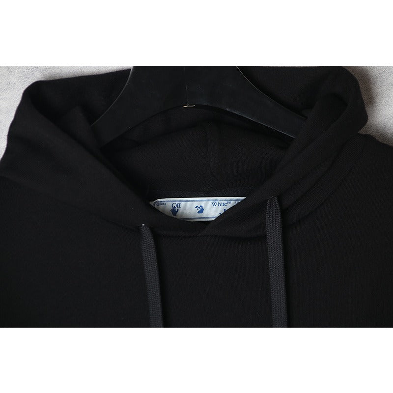 OW  hoodie gradual change arrow pattern hooded sweater men and women the same piece wholesale