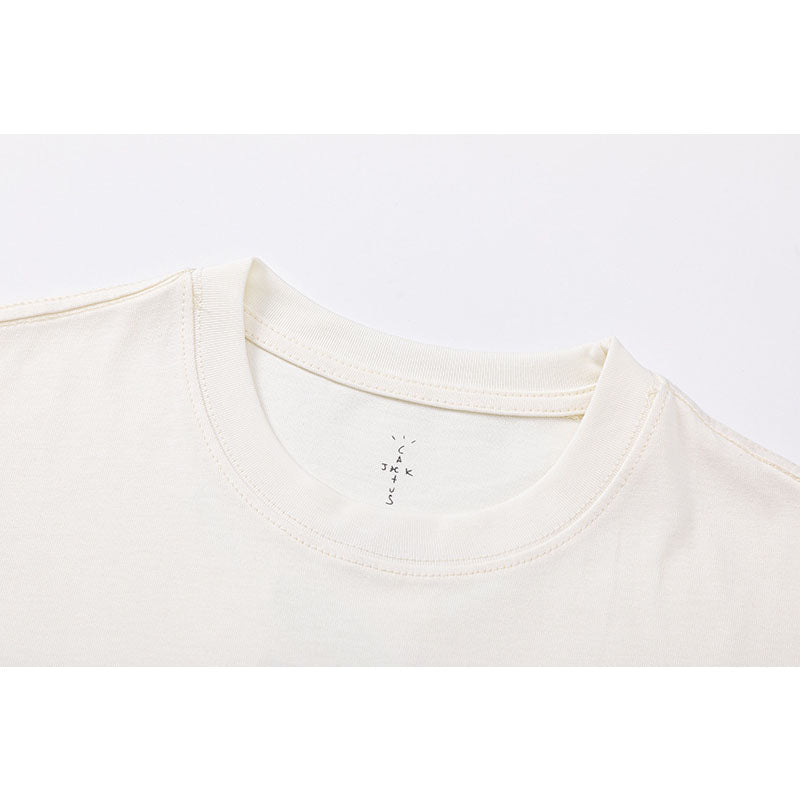 Travis Scott T-Shirt Short Sleeve T-Shirt Loose Summer Casual T-Shirt