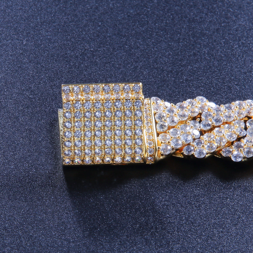 Bracelet Hip Hop Miami Zircon Bracelet Hiphop Bracelet Spectrum
