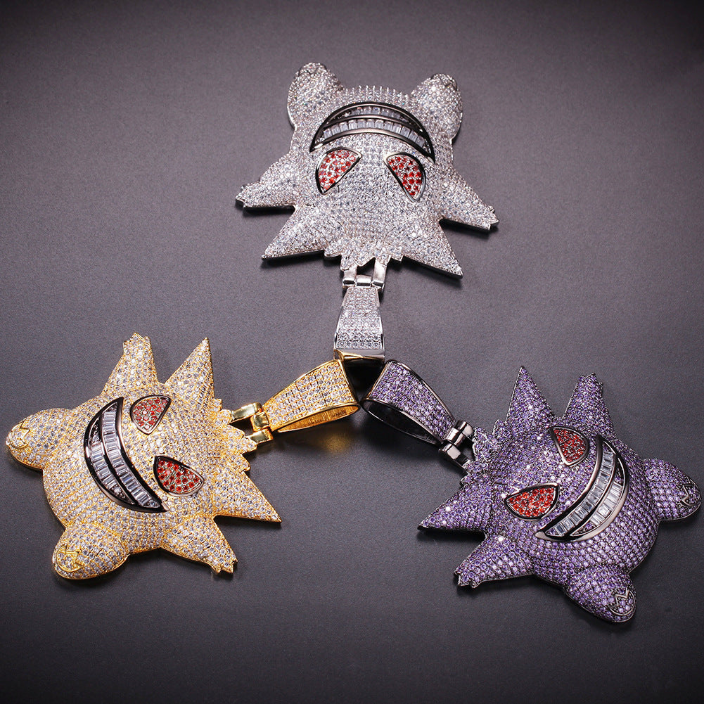 Jewelry full of zircon Geng Gui pendant Pokemon anime Pok¨¦mon Spectrum