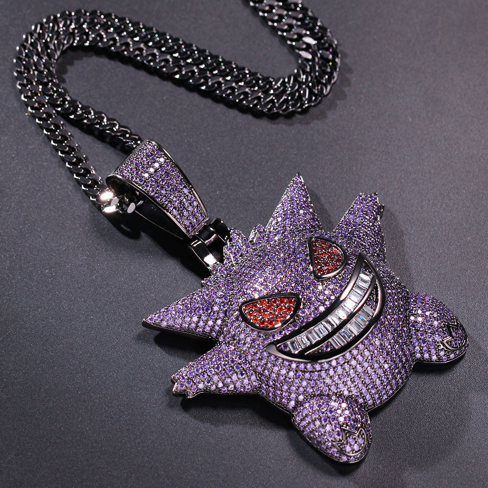 Jewelry full of zircon Geng Gui pendant Pokemon anime Pok¨¦mon Spectrum