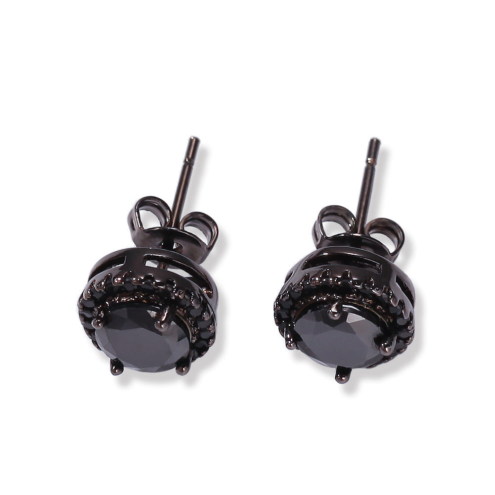 Earrings Zircon Square Earrings Spectrum St. Valentine's