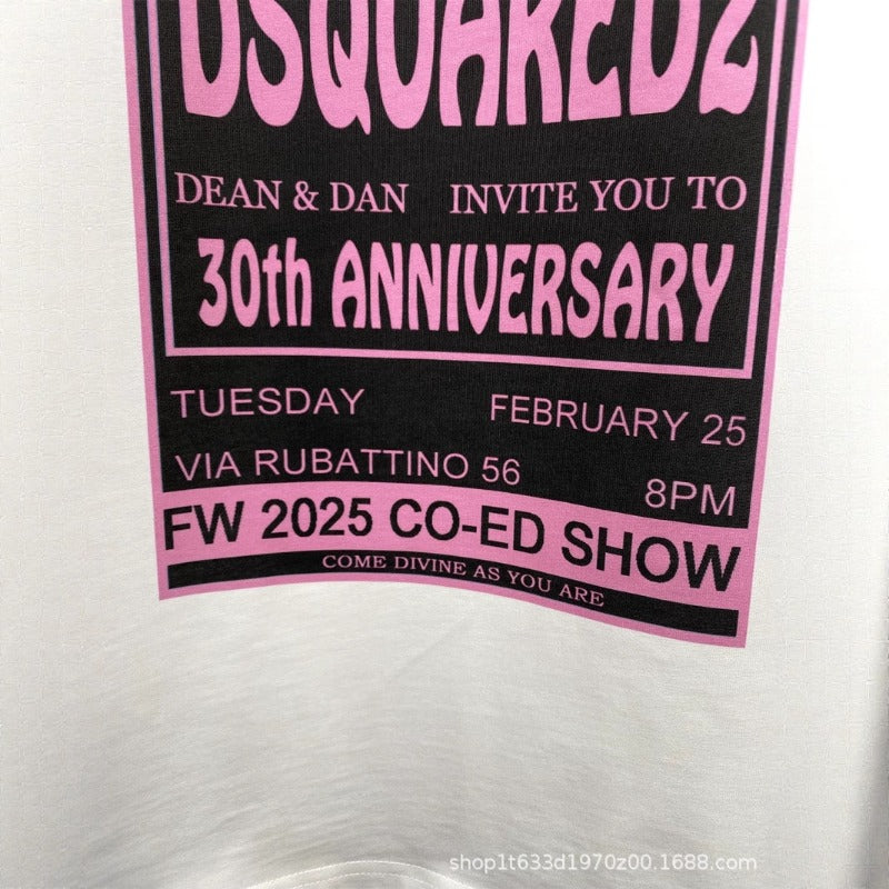 DSQ2 T Shirts Letter Print Base