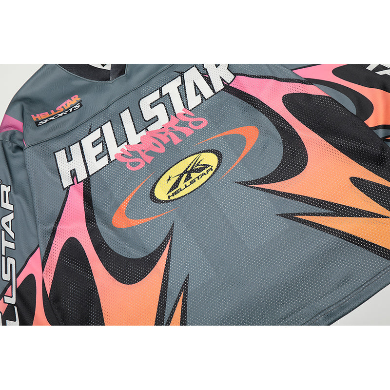 HS Long Sleeve Shirts Hip-hop loose oversize