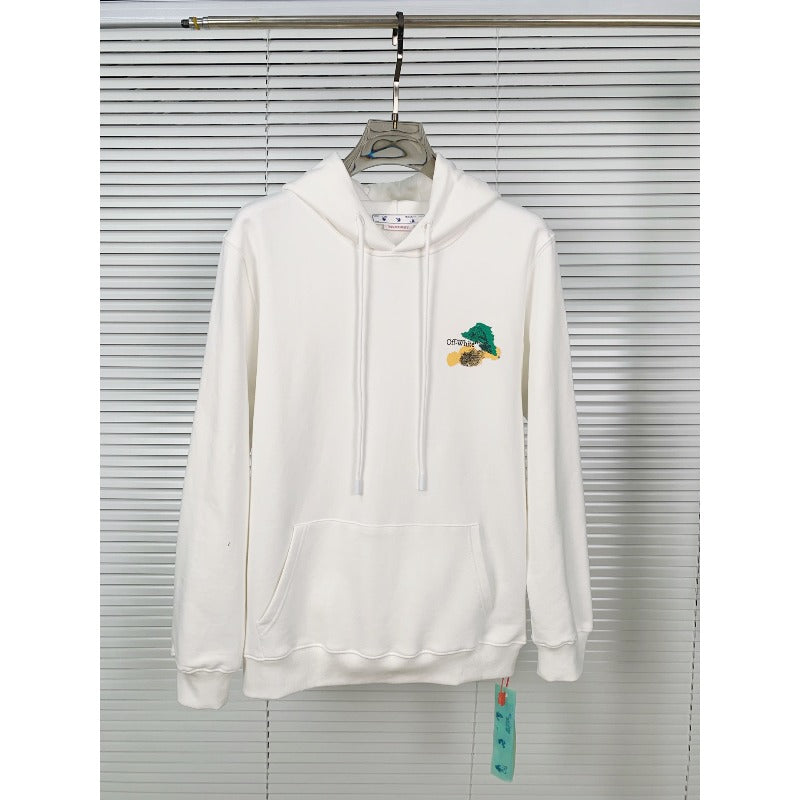 OW  hoodie painted arrow pattern hooded
