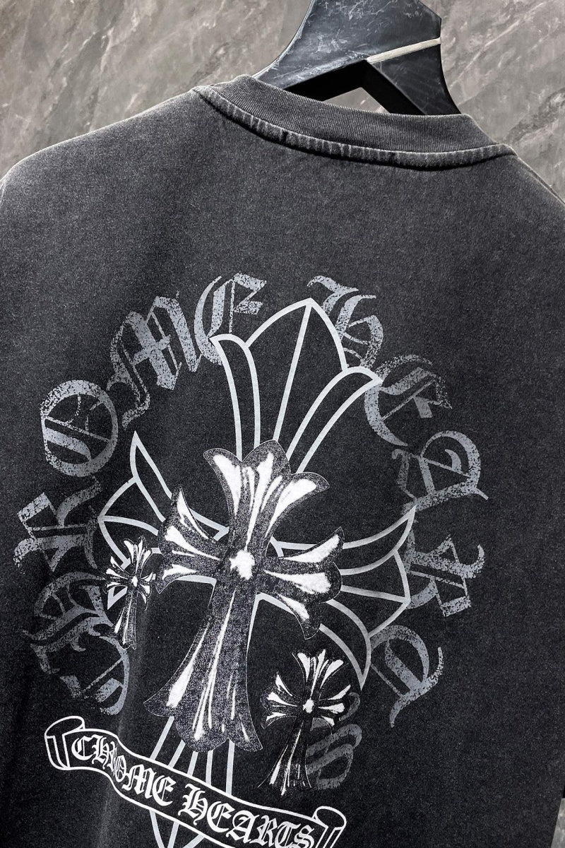 Chrome heart T shirts High-quality 100% cotton streetwear