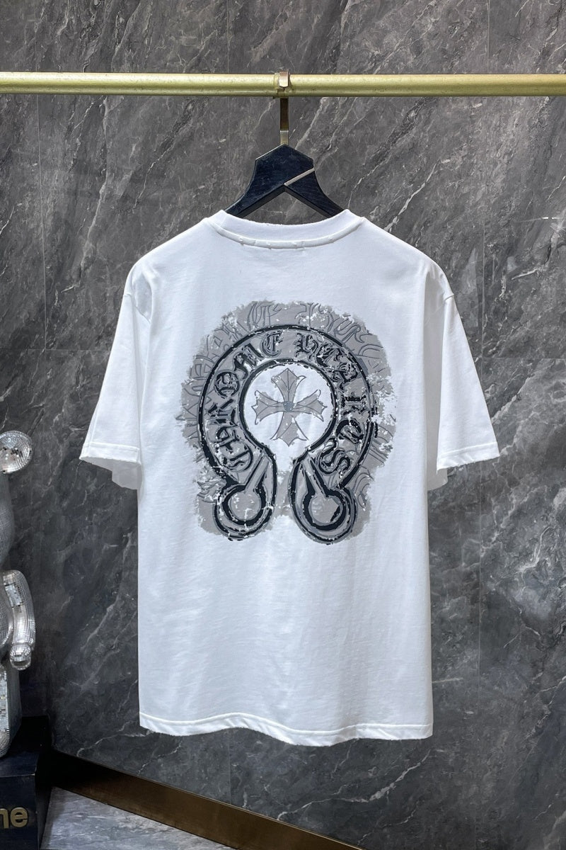 Chrome heart T shirts High-quality 100% cotton streetwear