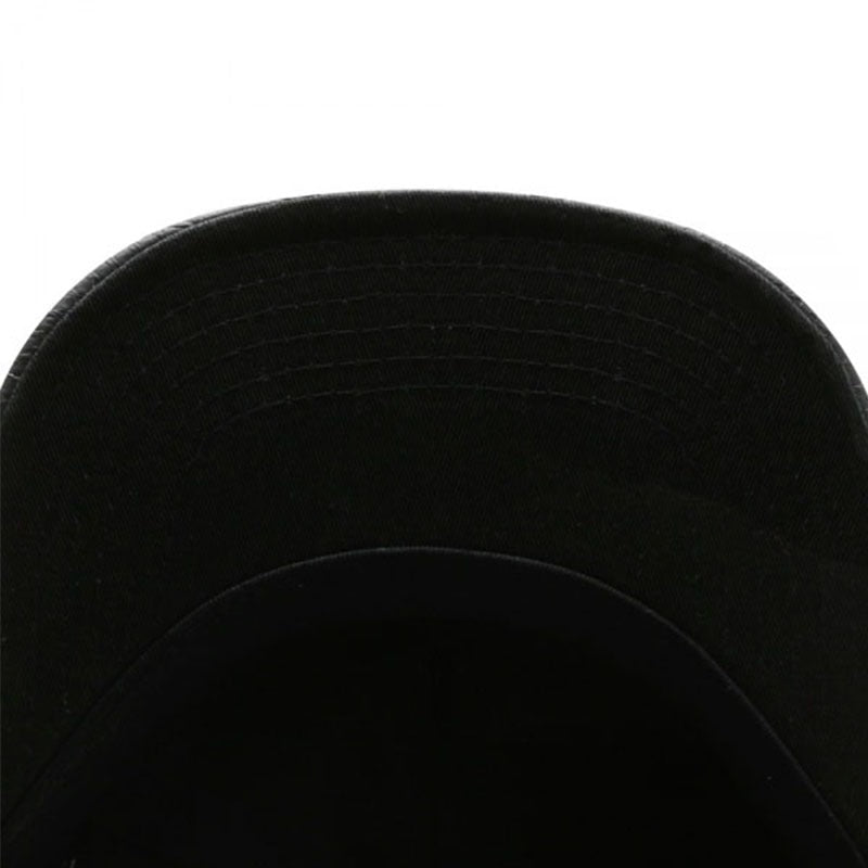 Trendy flat brimmed snapback hats leather iron logo