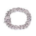 Bracelet Color Matching Copper Bracelet Hip Hop Zircon Cuban Chain Spectrum Royalty