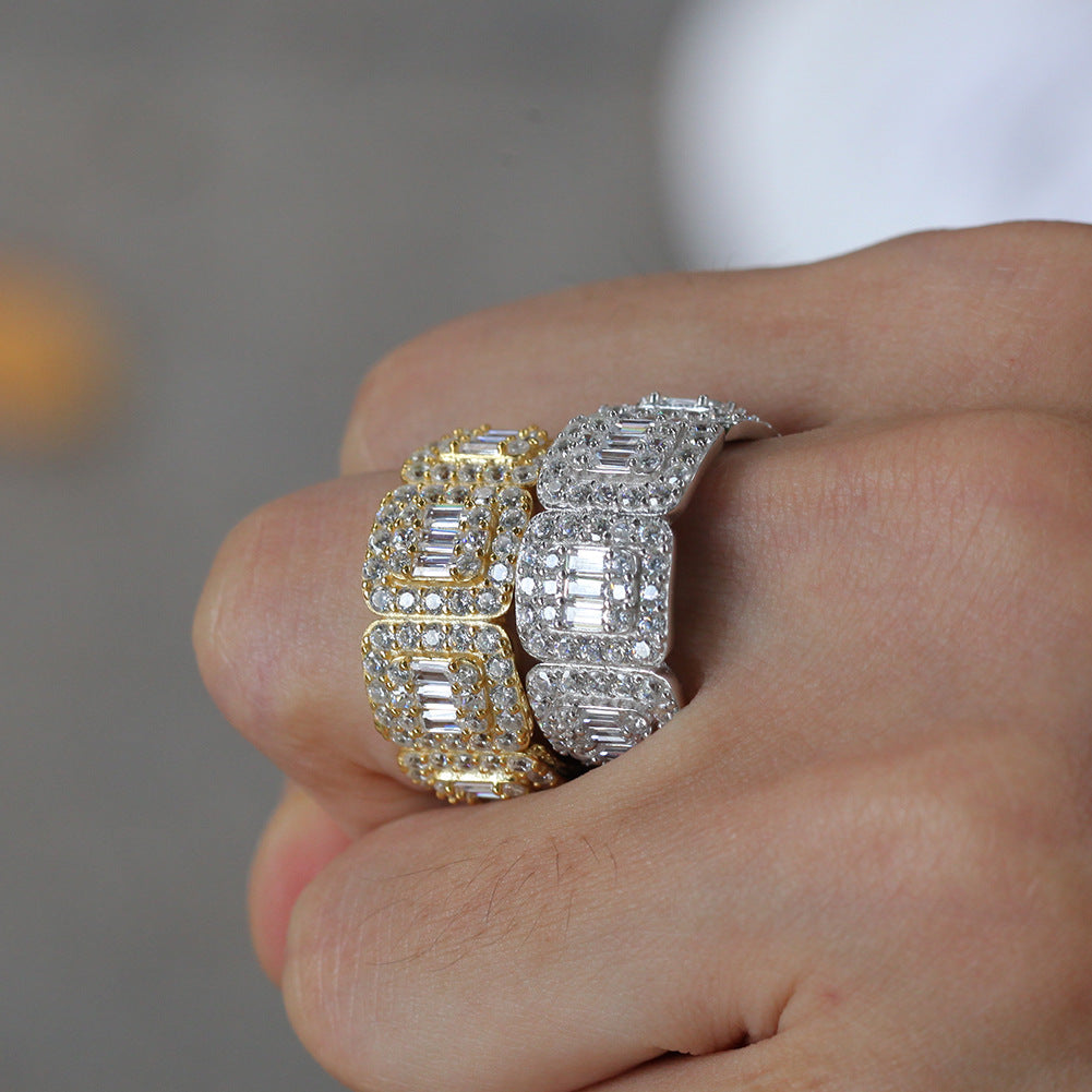 Rings Copper Zircon Ring Vintage TikTok Royalty Spectrum