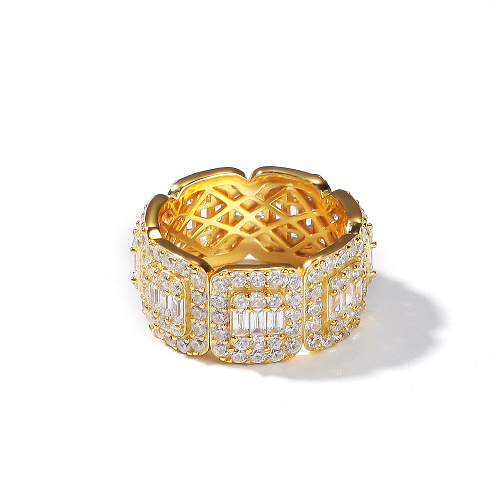 Rings Copper Zircon Ring Vintage TikTok Royalty Spectrum