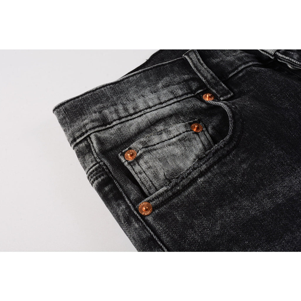 Mens trendy purple jeans, 100% cotton Pure Cotton High Street Trend