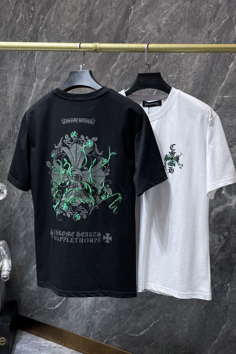 Chrome heart T shirts High-quality 100% cotton streetwear