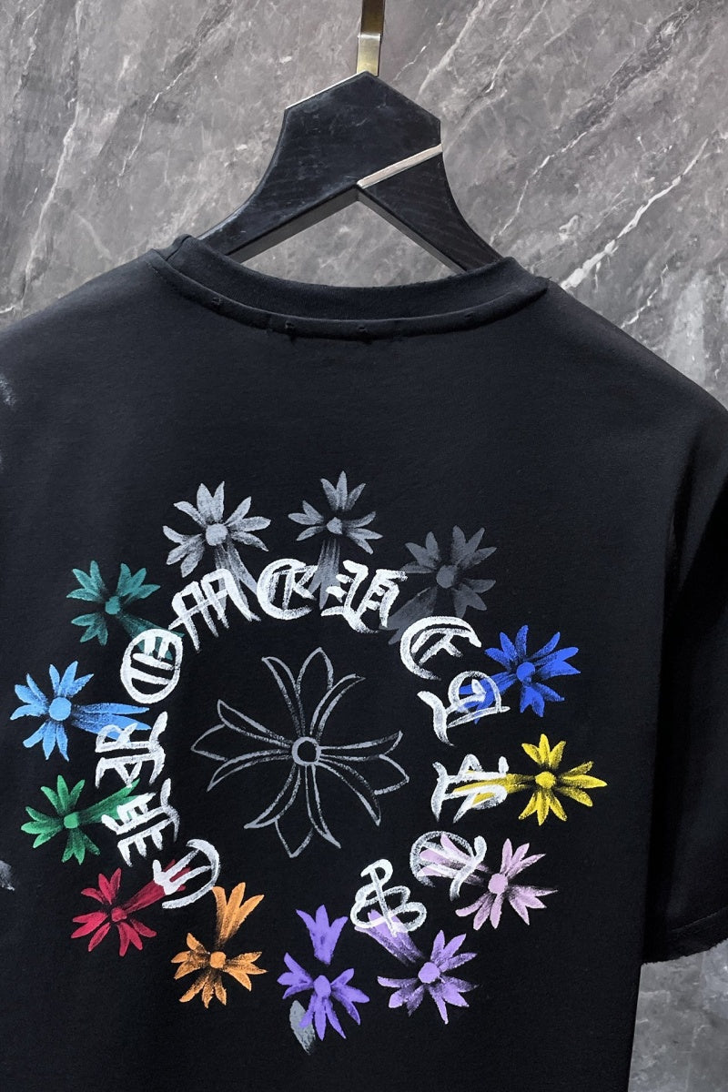 Chrome heart T shirts High-quality 100% cotton streetwear