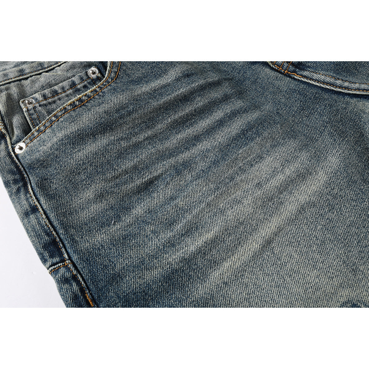 Mens trendy purple jeans, 100% cotton High Street Distressed